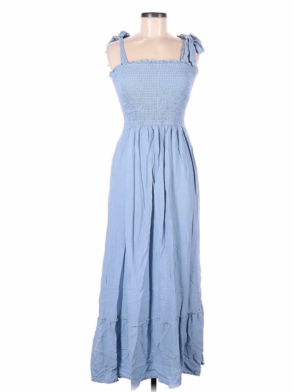 Light blue dress maxi